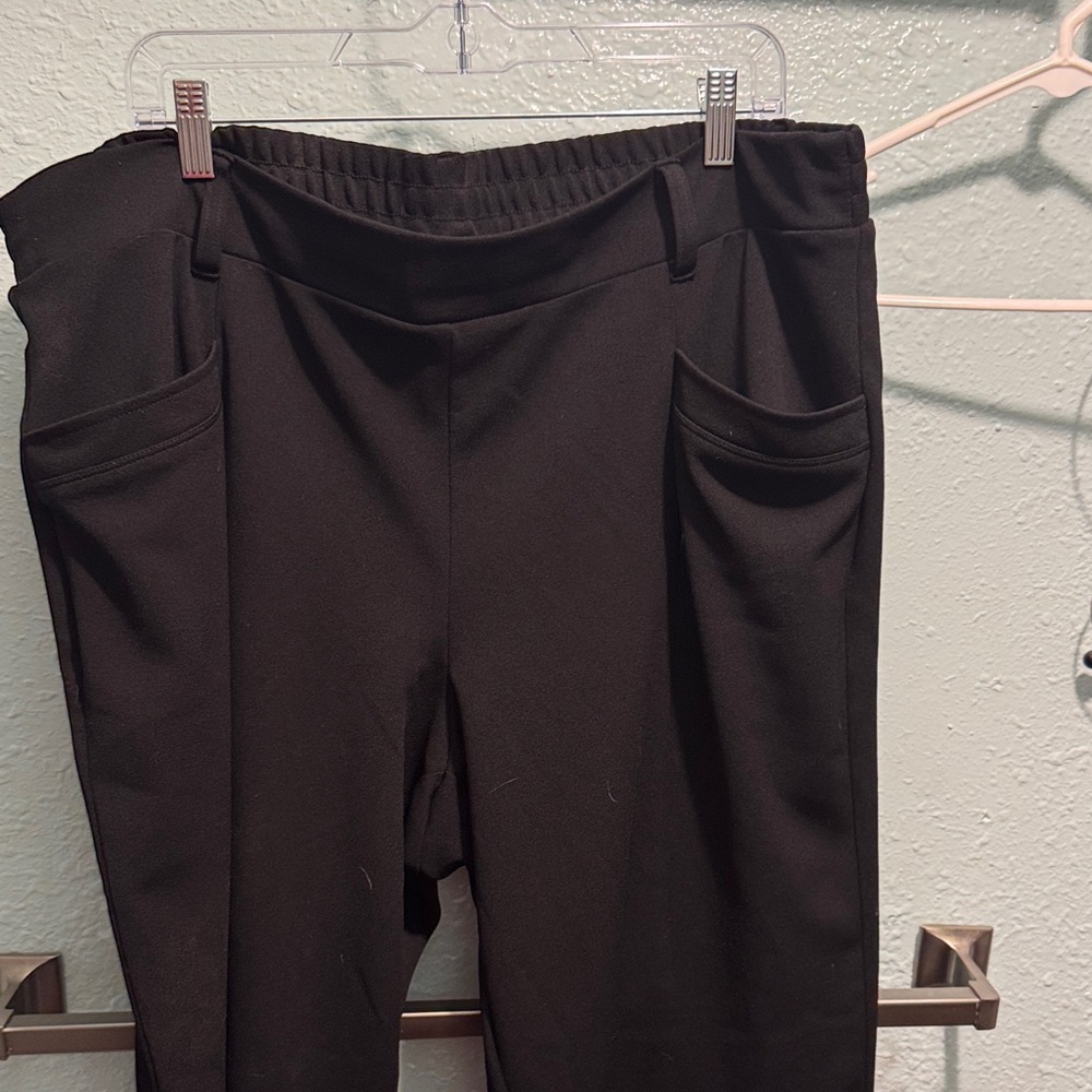 Maurices Black Stretch Waist Pants